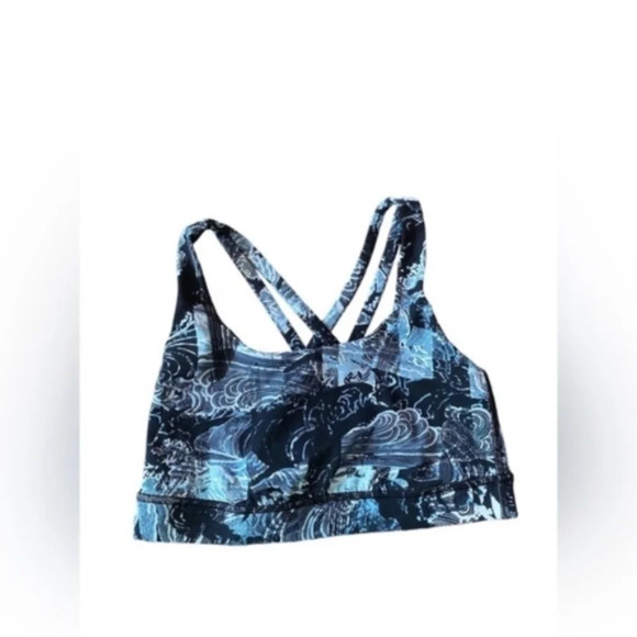 LULULEMON | Energy Bra Eternal Wave Starlight Black Sz 6 - Picture 2 of 8